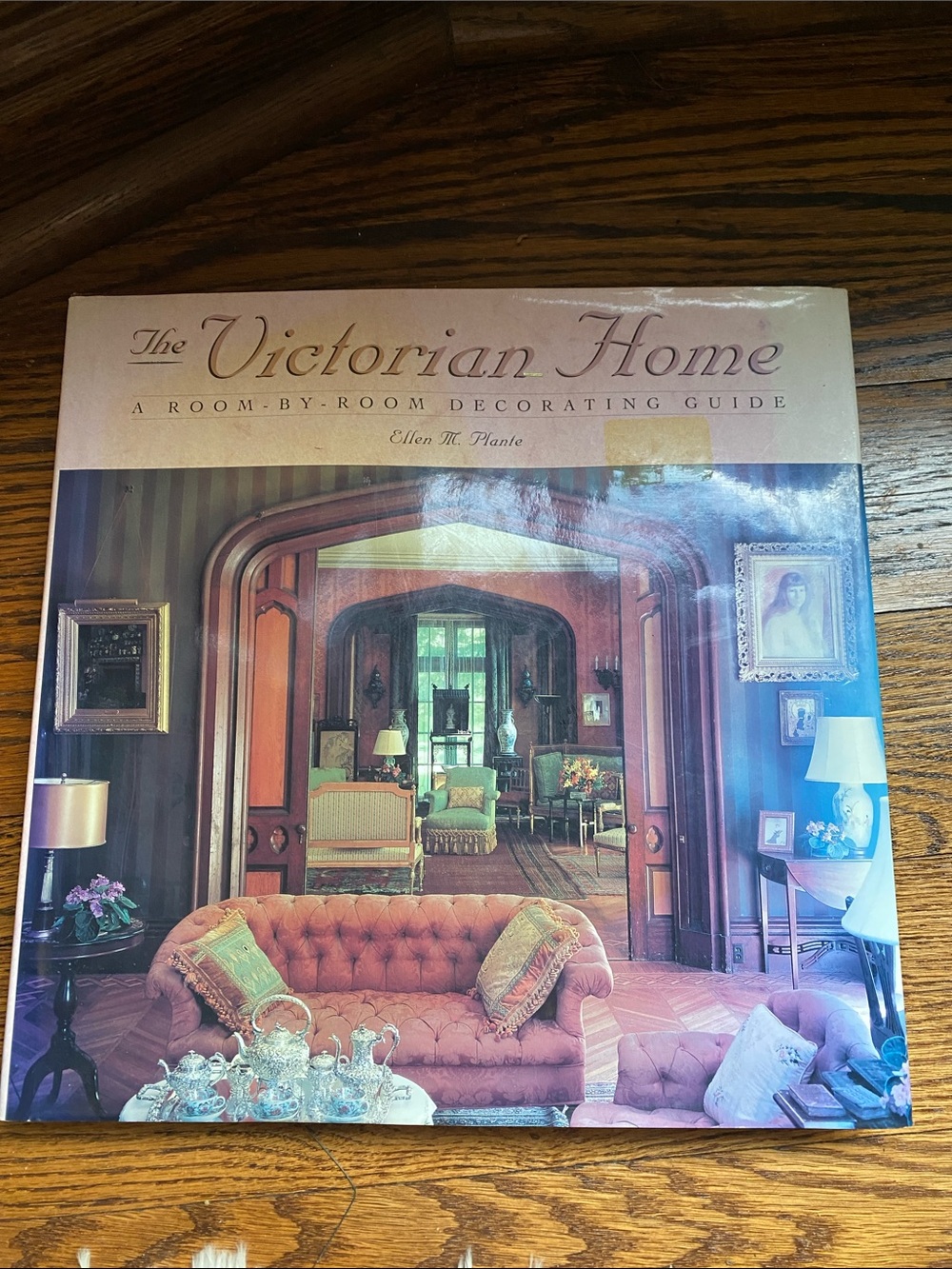 The Victorian Home - Cream and Pink Decorative Home Accents Book